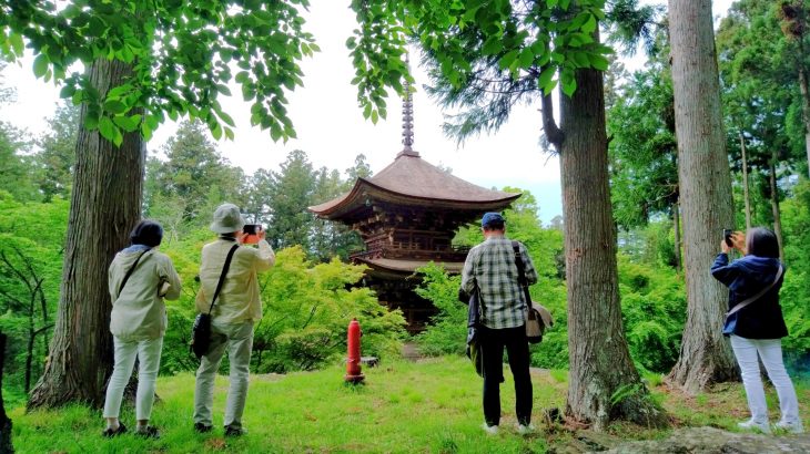 佐久市臼田の歴史訪問 五稜郭と新海三社神社